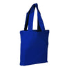 BAGANDTOTE.COM CANVAS TOTE BAG Royal 100% Cotton Sheeting Large Tote. Economy Tote with mini gusset