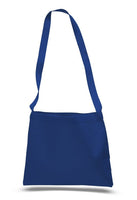Small Messenger Canvas Tote Bag with Long Straps | BAGANDTOTE.COM