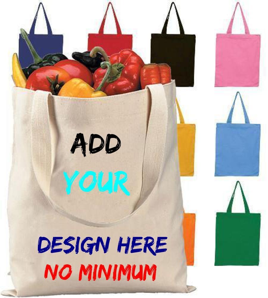 Personalized Canvas Tote Bags Wholesale, Custom Printed Bags in Bulk –  Pergee