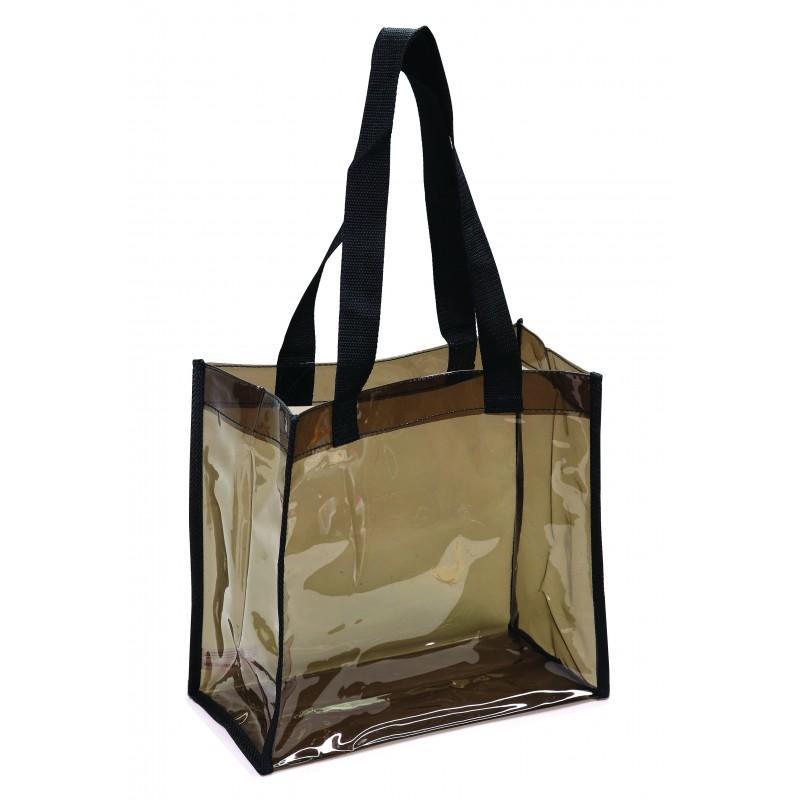 Two Tone Polyester Tote Bags With Long Handles