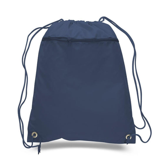 Navy Leaf Green Colorblock Essential Cinch Backpack, 43% OFF