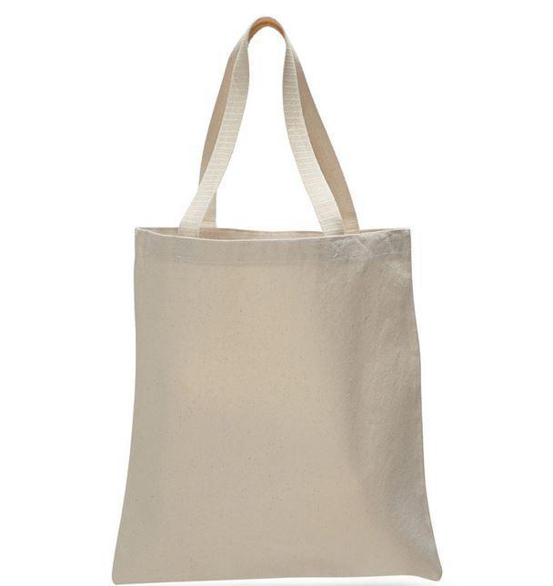 Wholesale cheap high quality cotton tote bags Shopper Plain Canvas